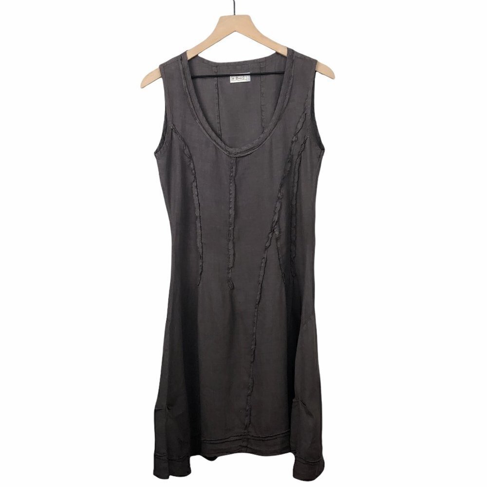 Bodil Sleeveless Linen Lagenlook Dress